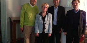 von links nach rechts: Herr Albrecht Lattermann, Frau Sigrun Kuschk, Herr Sven Hachenberger, Herr Stephan Mies